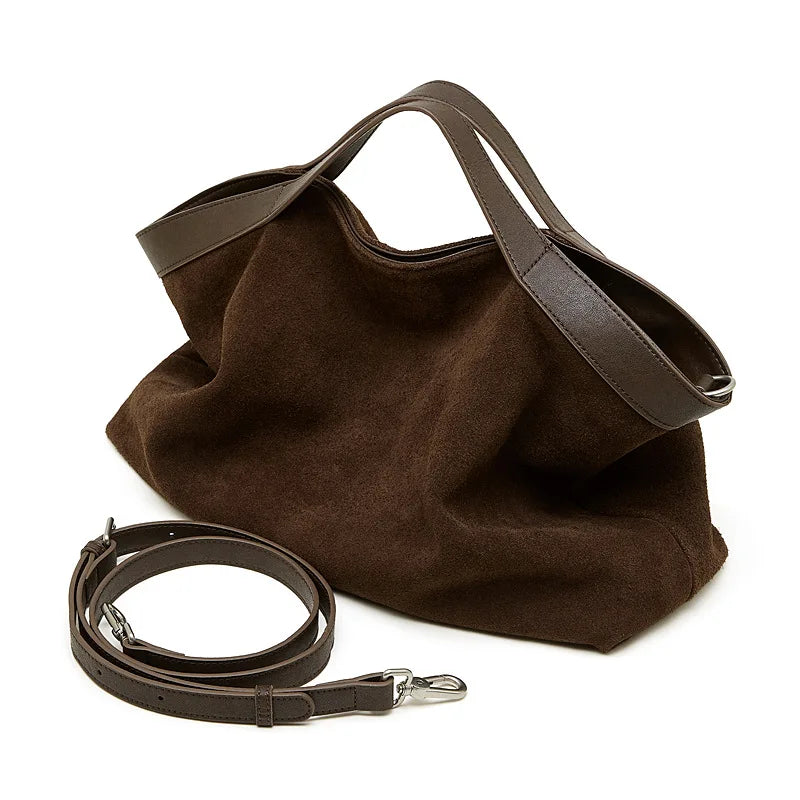 Vannes, sac à main en cuir véritable, grande capacité, vue produit 5 (5 sur 9)