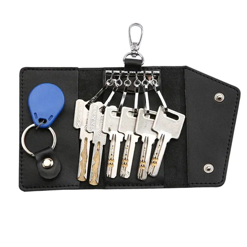 Brest, étui porte-clés en cuir véritable, poche organisatrice, vue produit 2 (2 sur 10)