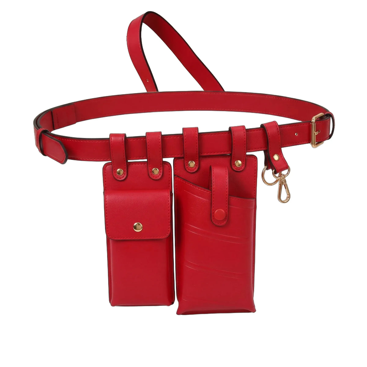 Cagnes-sur-Mer — sac banane rouge, packshot sur fond blanc