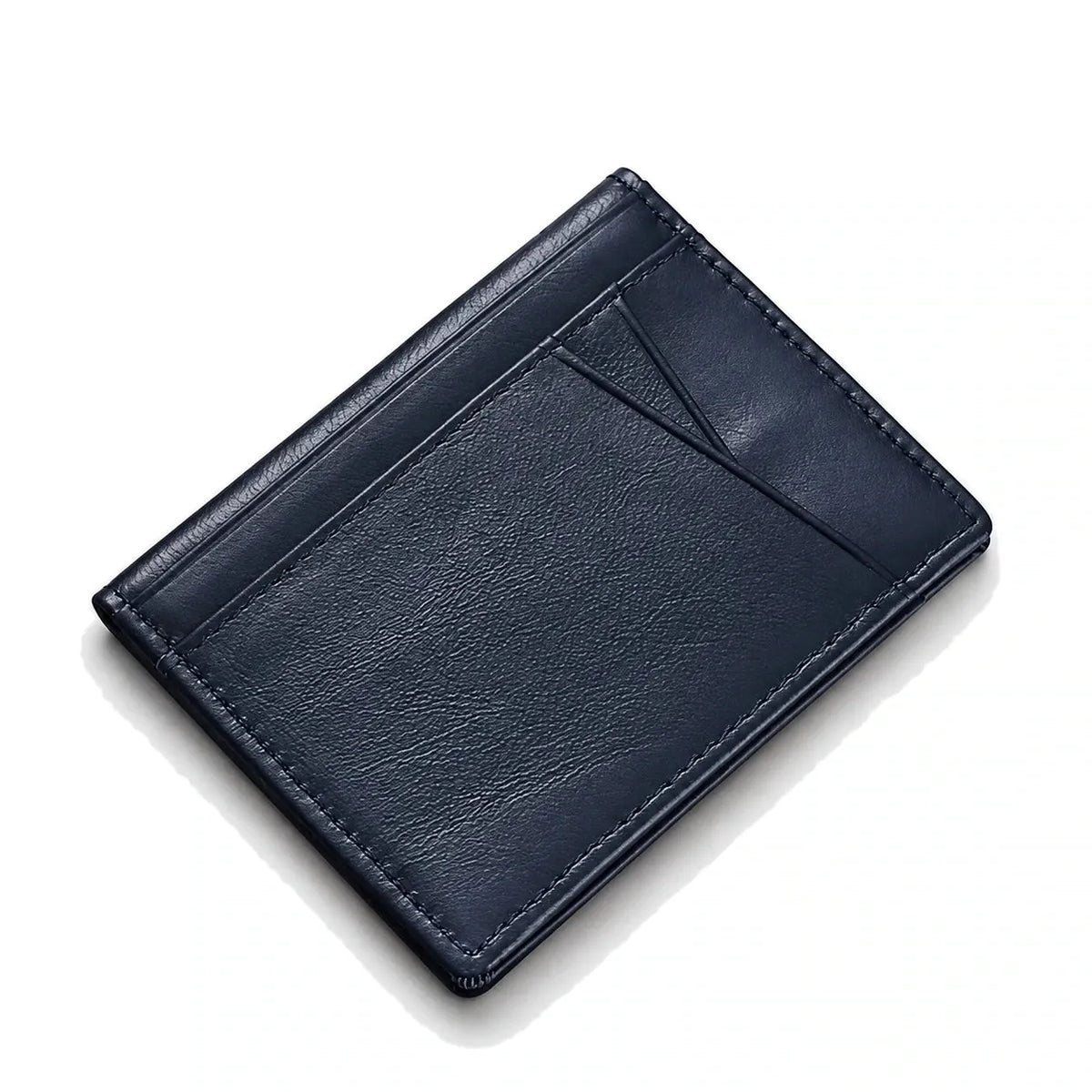 Calais — portefeuille bleu, vue de face