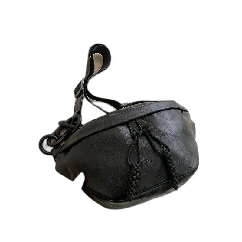 Carcassonne, sac de poitrine bandoulière simili cuir, souple, vue produit 7 (7 sur 9)