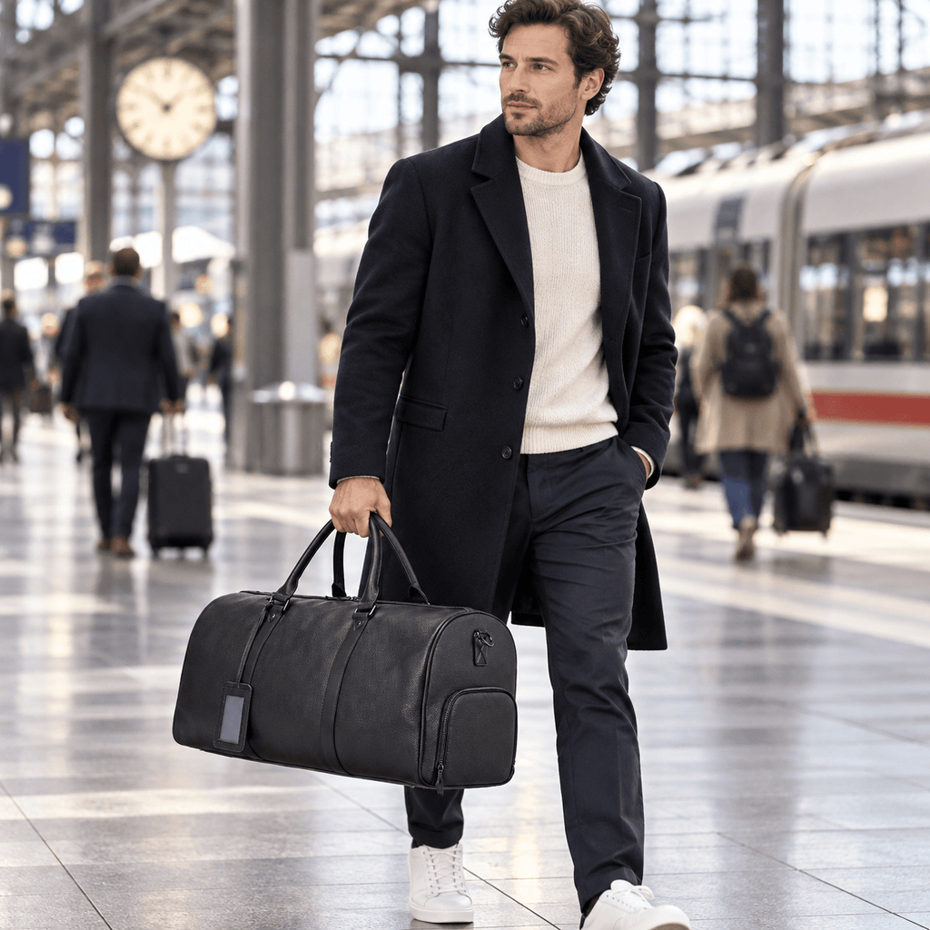 Chalon-sur-Saône — compartiment à chaussures — Noir — sac porté