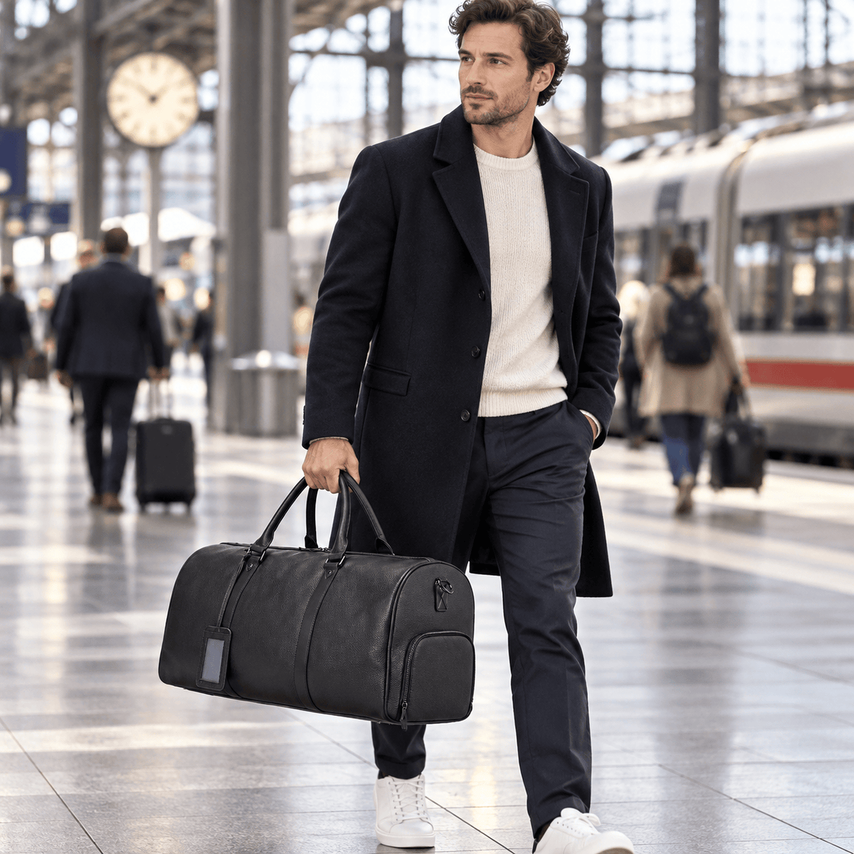 Chalon-sur-Saône — compartiment à chaussures — Noir — sac porté