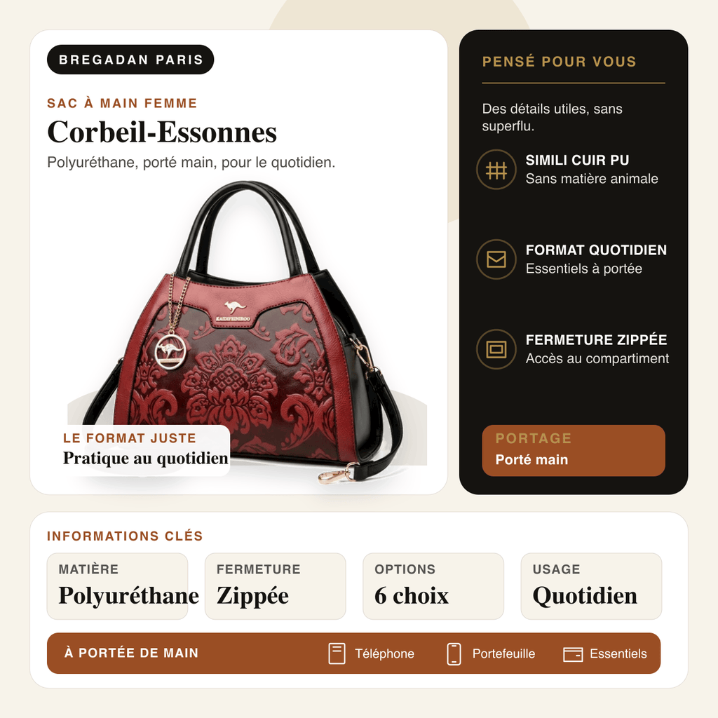 Corbeil-Essonnes — infographie Bregadan V3 : polyuréthane, porté main