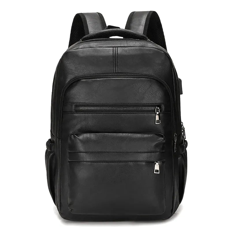 Fréjus, sac à dos simili cuir, port usb intégré, vue produit 2 (2 sur 9)