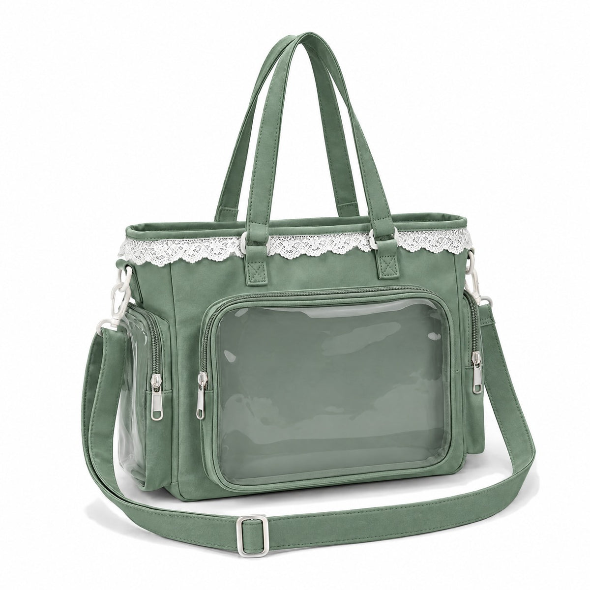 La Courneuve — Vert — sac Itabag sur fond blanc