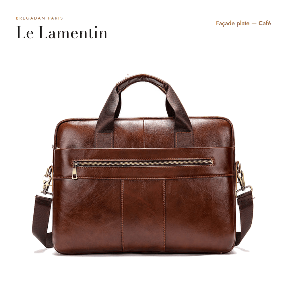 Le Lamentin — façade plate, cuir café