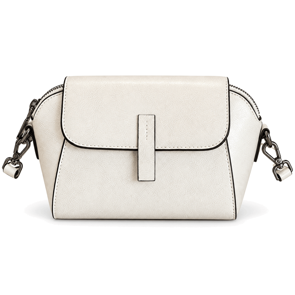 Martigues — sac blanc cassé seul sur fond blanc