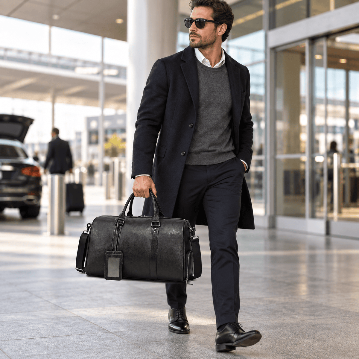 Montrouge — modèle classique — Noir — 45 cm — sac porté sans personnalisation