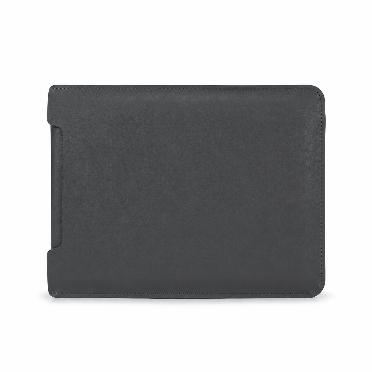 Mulhouse — housse MacBook gris foncé anthracite sur fond blanc