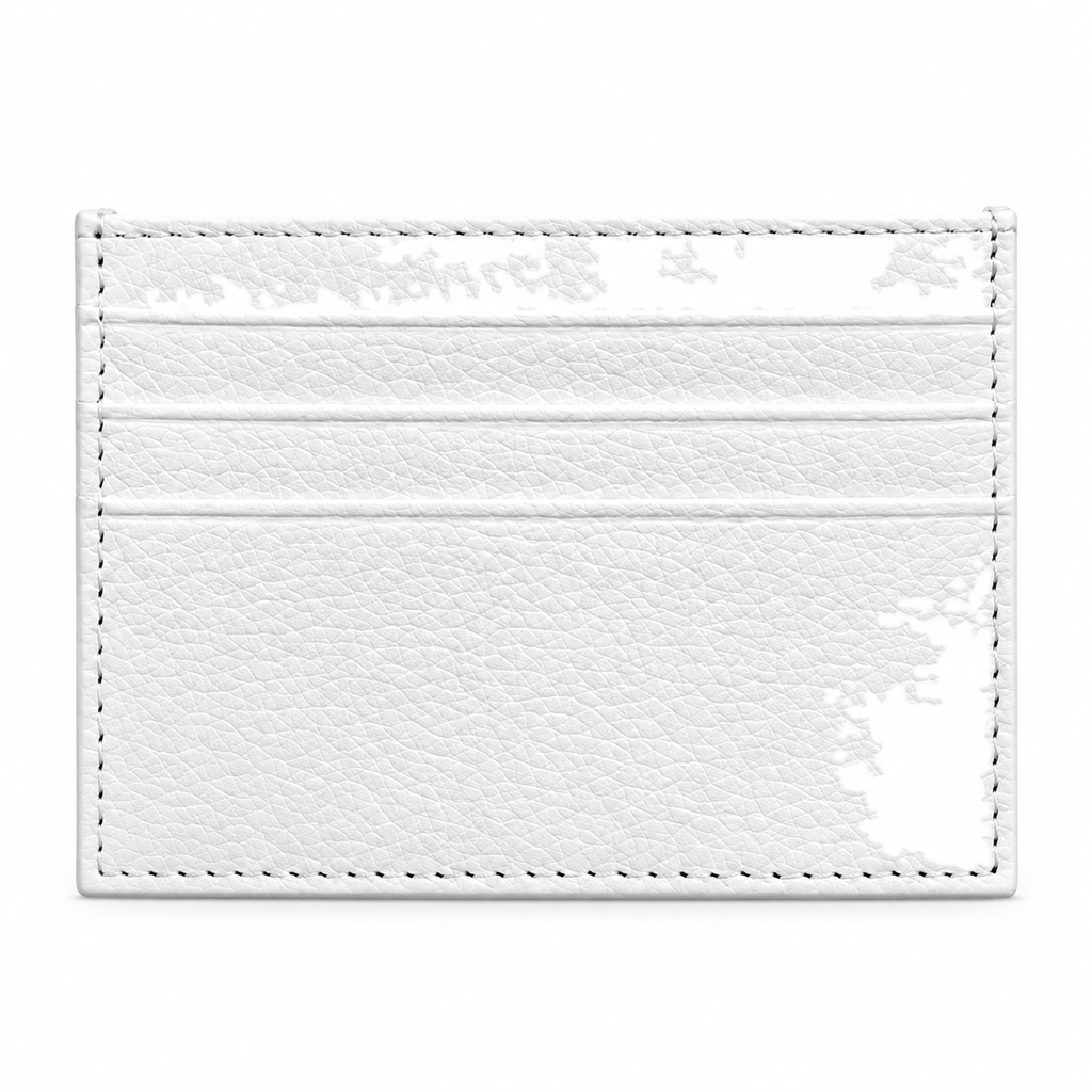Nouméa — porte-cartes Blanc, packshot sur fond blanc