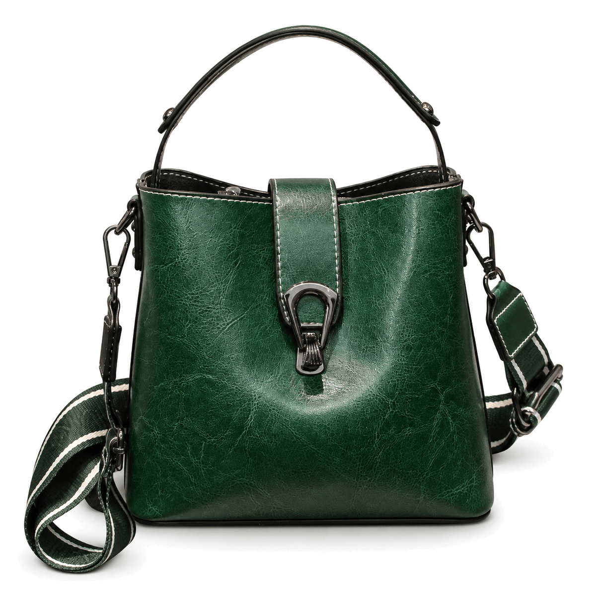 Rezé — sac vert seul sur fond blanc
