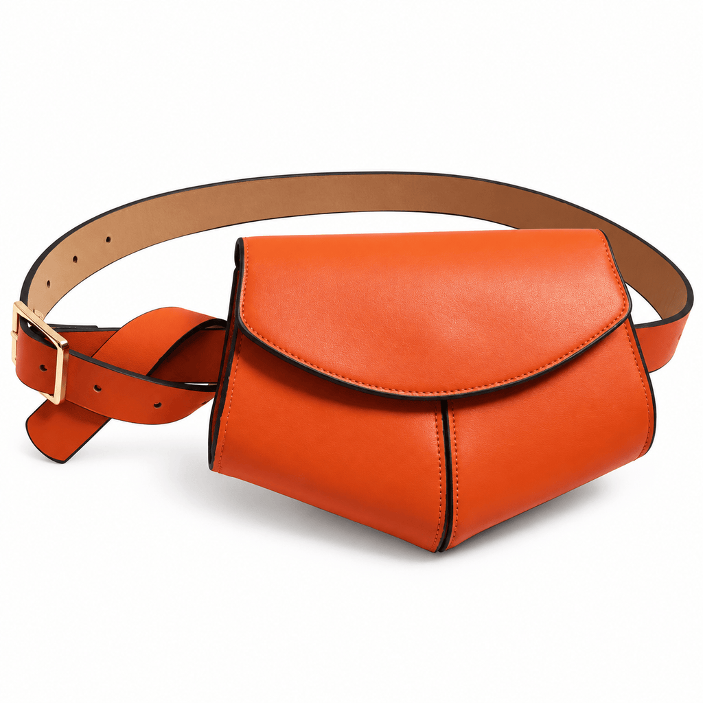Roubaix — sac banane orange seul sur fond blanc