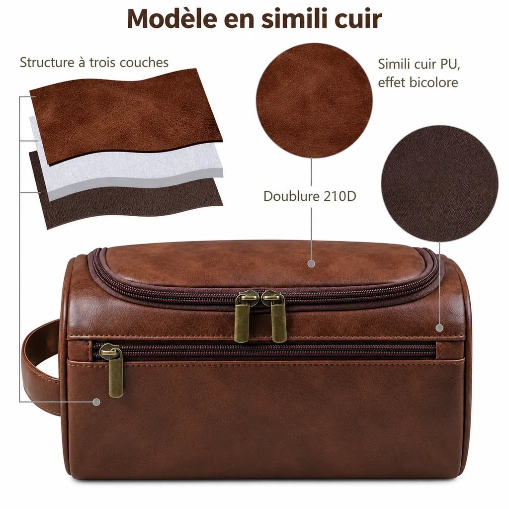Saint-Raphaël — détails du modèle en simili cuir