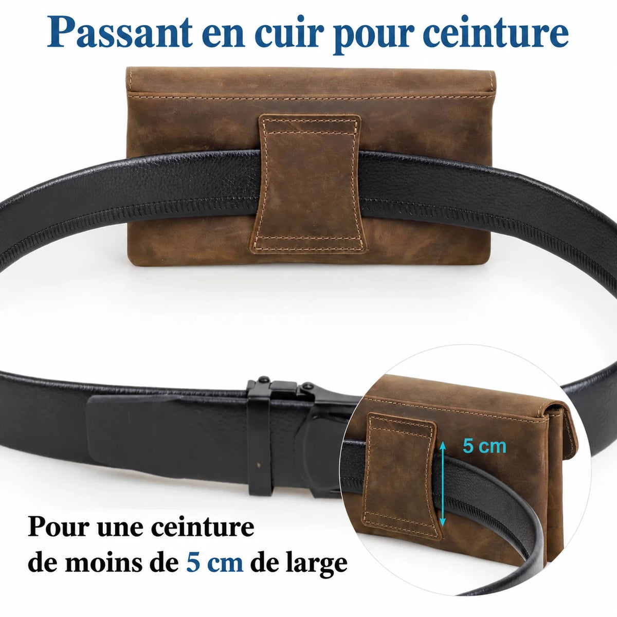 Saint-Ouen-sur-Seine — passant pour ceinture de moins de 5 cm