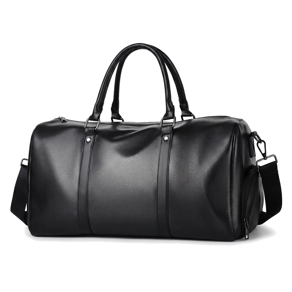 Sète - sac de sport noir, packshot sur fond blanc