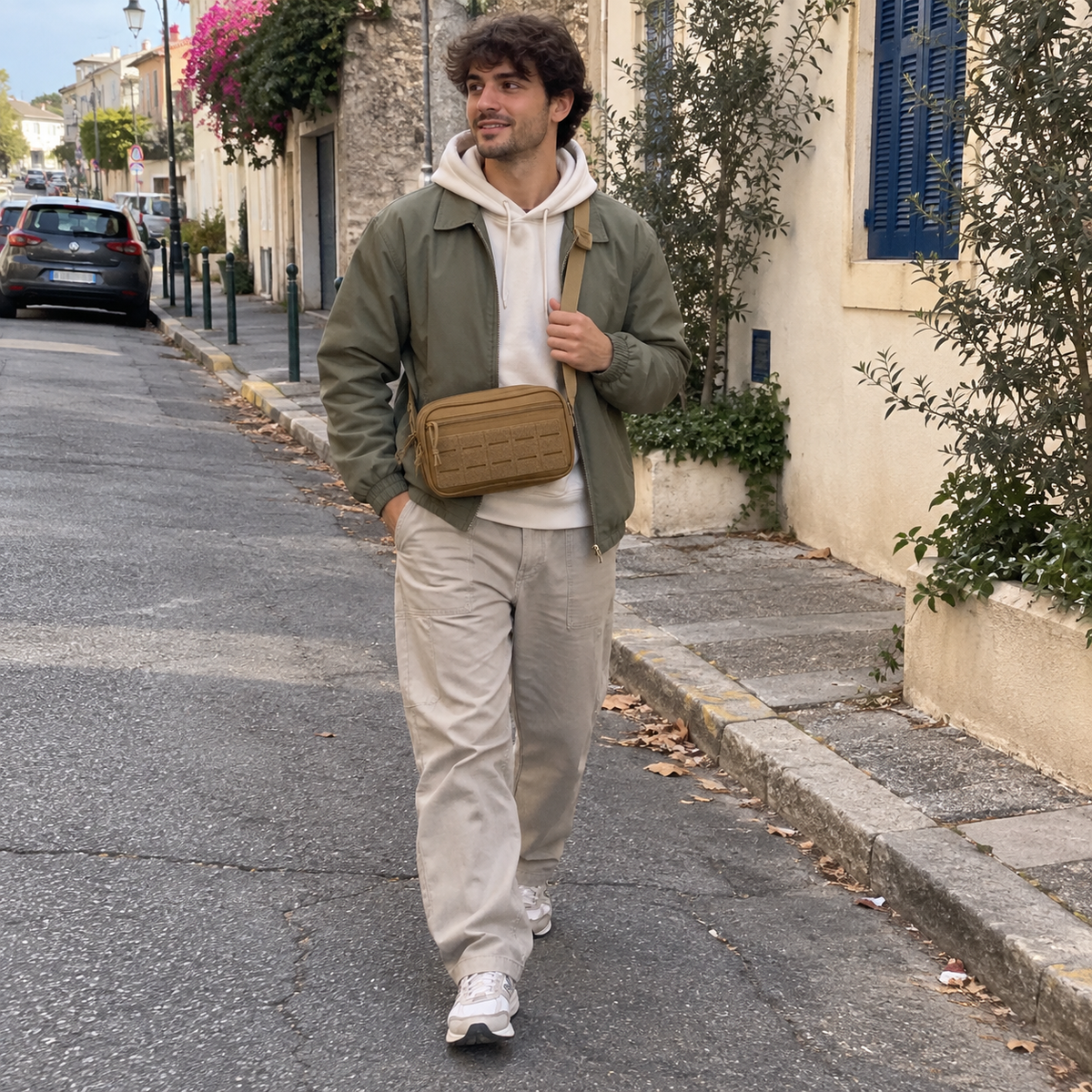 Six-Fours-les-Plages, trousse de toilette utilisée naturellement en situation