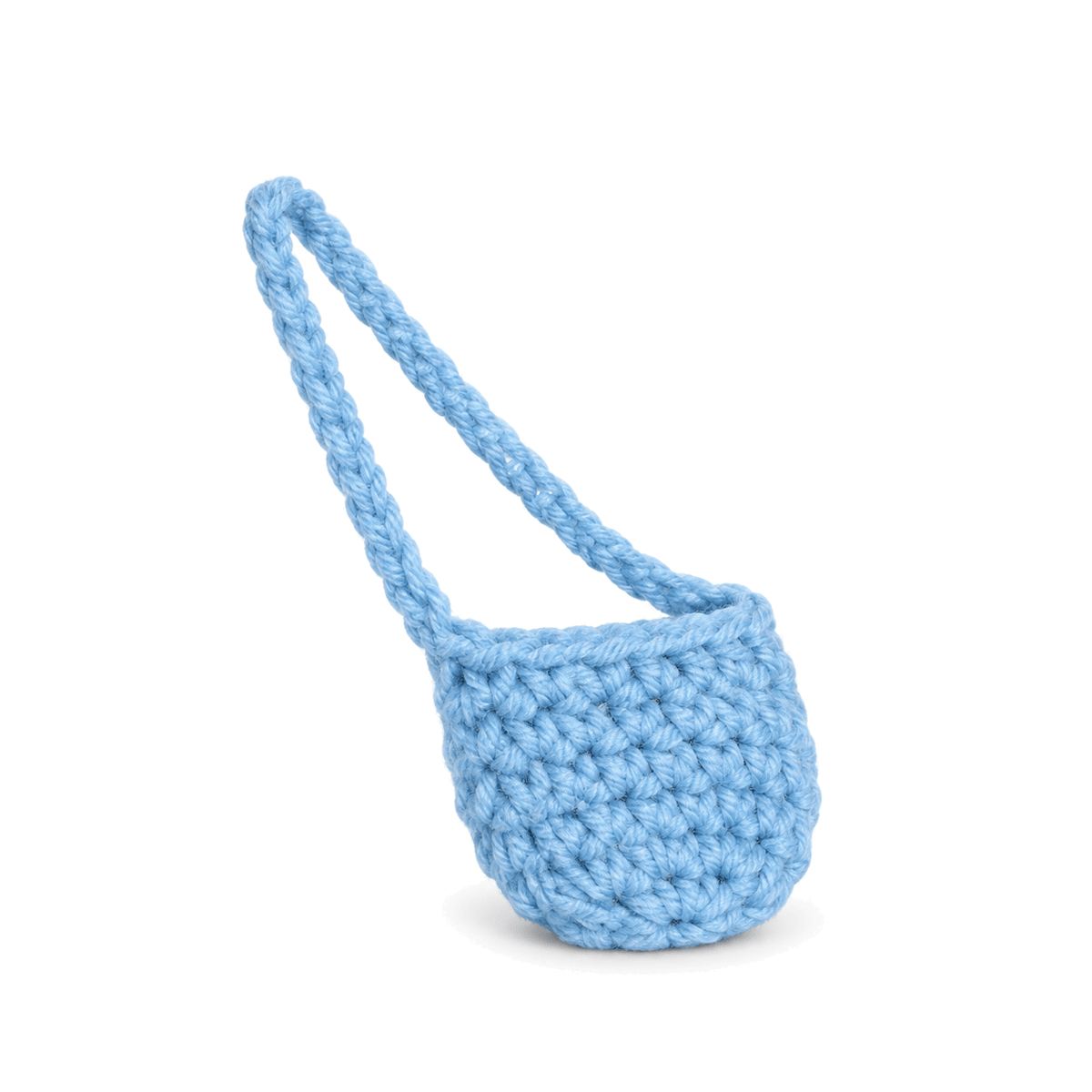 Talence — mini-sac bleu seul sur fond blanc