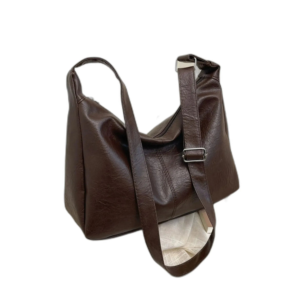 Toulon, cabas simili cuir, esprit vintage décontracté, vue produit 3 (3 sur 8)