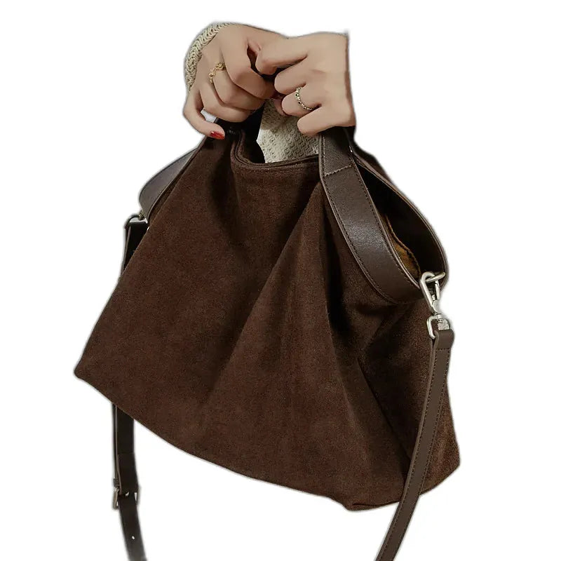 Vannes, sac à main en cuir véritable, grande capacité, vue produit 3 (3 sur 9)