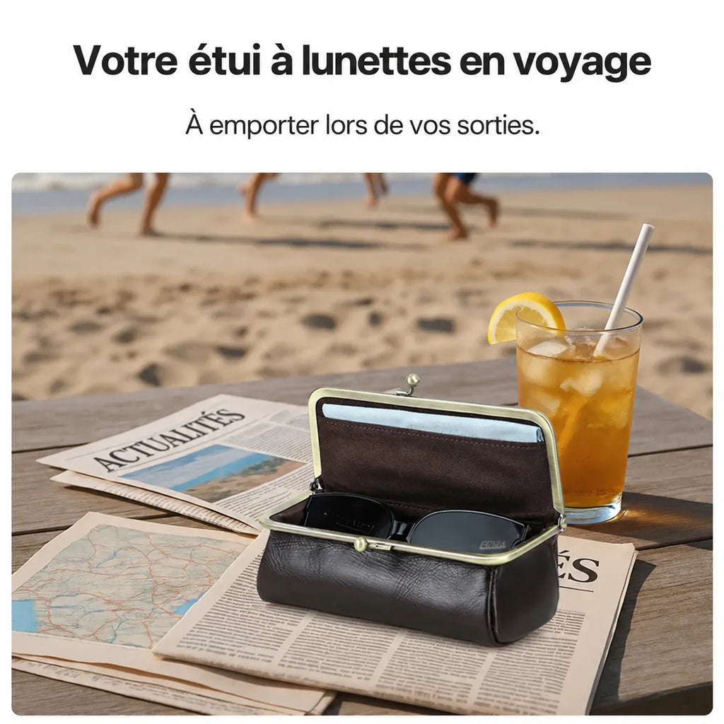 Villeurbanne — étui à lunettes en déplacement